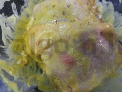 Vištiena garstyčių padaže su bulvėmis Žingsnis 3