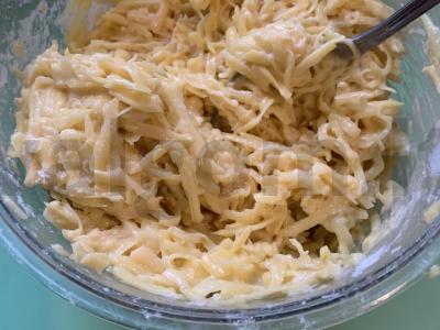 Naminiai draaniki su sūriu Žingsnis 6