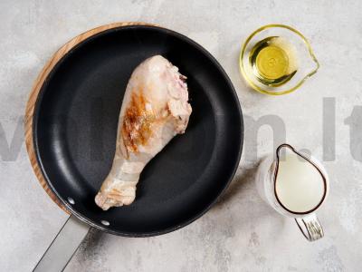 Kalakutiena su krevetėmis saldžiame padaže Žingsnis 1