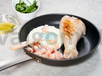 Kalakutiena su krevetėmis saldžiame padaže Žingsnis 2