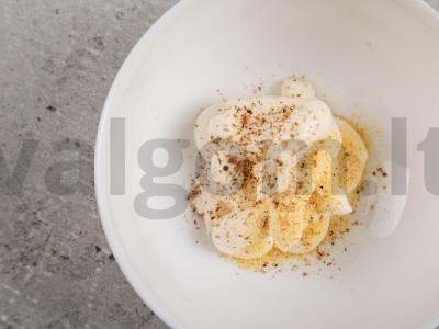 Mandarinų keptų bulvių receptas Žingsnis 3