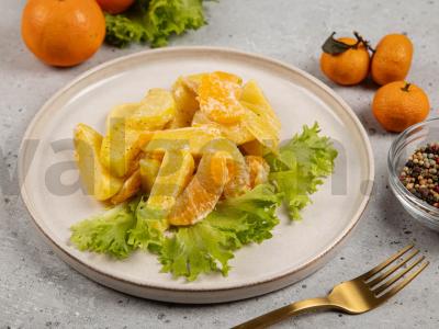 Mandarinų keptų bulvių receptas Žingsnis 5