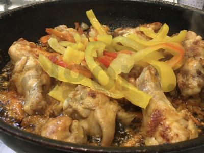 Funchoza su vištienos sparnais Žingsnis 6