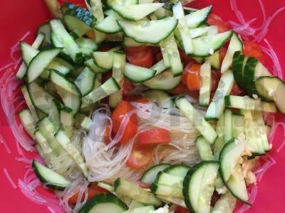 Funchoza su vištienos sparnais Žingsnis 8