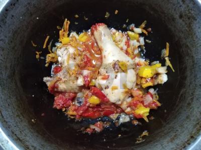 Gardūs pavasario suktinukai su vištiena sultinyje su daržovėmis Žingsnis 4