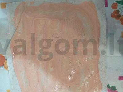 PP šavarma su vištiena ir daržovėmis Žingsnis 5