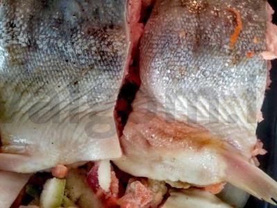 Rožinė lašiša ant kailio Žingsnis 2