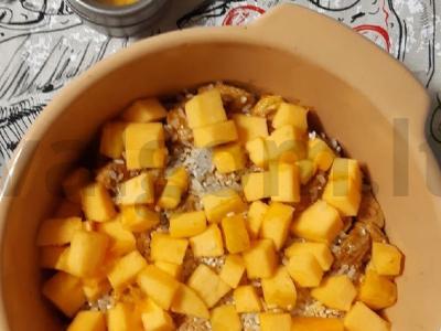 Aromatizuotas moliūgų karis su kiauliena Žingsnis 3