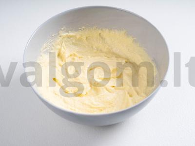 Ciberžolės keksas Žingsnis 1