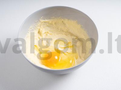 Ciberžolės keksas Žingsnis 2