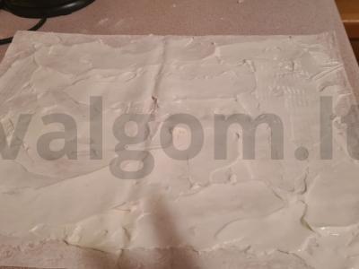 Suktinukai su grietinėlės sūriu ir korėjietiškomis morkomis Žingsnis 1