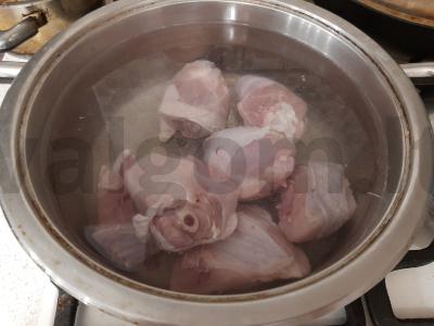 Vištienos sriuba "Laukas" Žingsnis 1