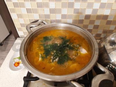 Vištienos sriuba "Laukas" Žingsnis 5