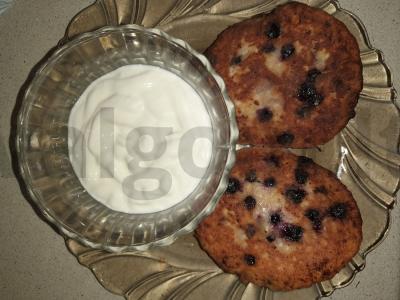 Mėlynių sūrio pyragėliai pagrindine nuotrauka