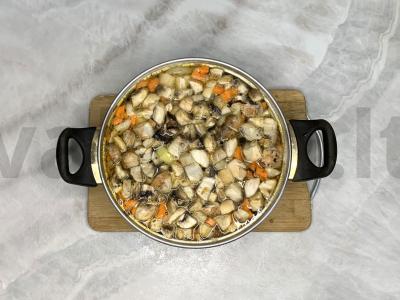 Vištienos ir grybų sriuba Žingsnis 8