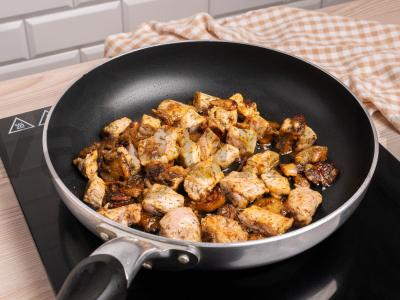 Padažas su miško grybais ir karbonadu Žingsnis 2