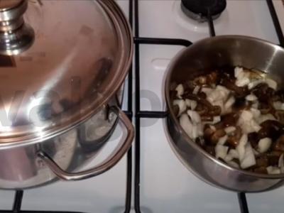 Grybų sriuba su opiatais Žingsnis 3