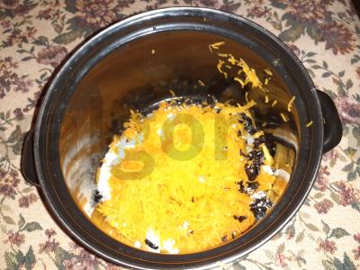 Morkų ir moliūgų pyragas su džiovintomis slyvomis Žingsnis 1