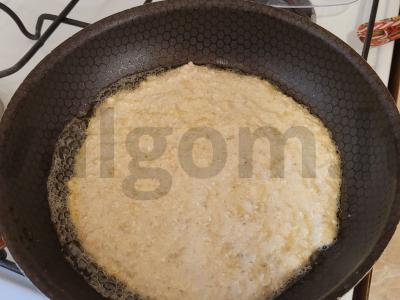 Avižiniai blynai su bananais Žingsnis 4
