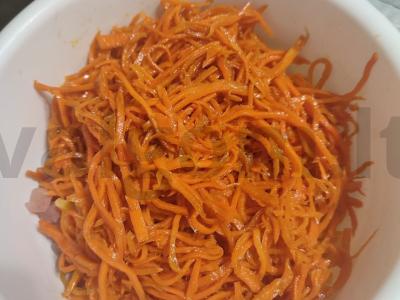 Salotos "Bitėms" su vištienos carpaccio Žingsnis 3