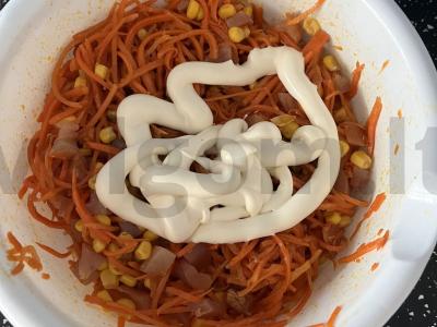 Salotos "Bitėms" su vištienos carpaccio Žingsnis 4