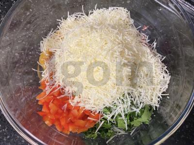 Vištienos keksiukai su grybais Žingsnis 4