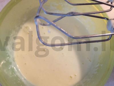 Sodraus skonio kefyro paplotėliai Žingsnis 1