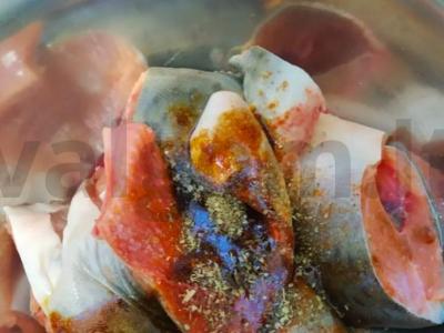 Rausvoji lašiša orkaitėje Žingsnis 4