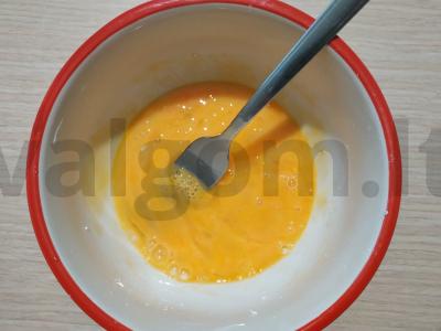 Kokosų skanėstų troškinys. Žingsnis 1