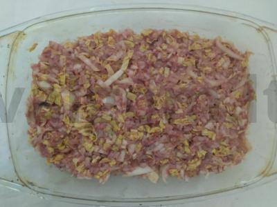 Vištienos maltos mėsos troškinys su kopūstais ir ryžiais Žingsnis 1