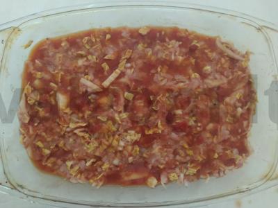 Vištienos maltos mėsos troškinys su kopūstais ir ryžiais Žingsnis 2