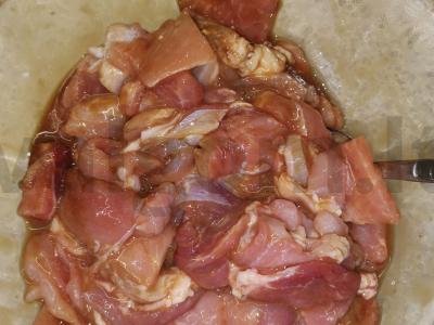 Kiniška aštri mėsa Žingsnis 2