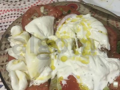 Pink Paradise pomidorų karpačio su burrata pagrindine nuotrauka