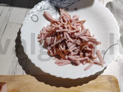 Troškinta sriuba su rūkyta mėsa Žingsnis 7