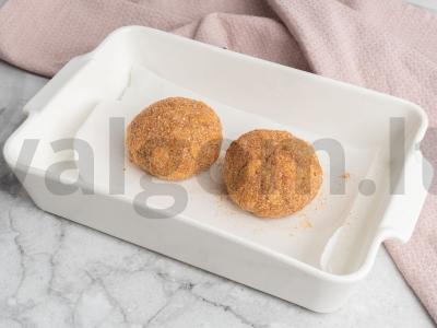 Kotletai, įdaryti putpelių kiaušiniais ir paprika Žingsnis 4
