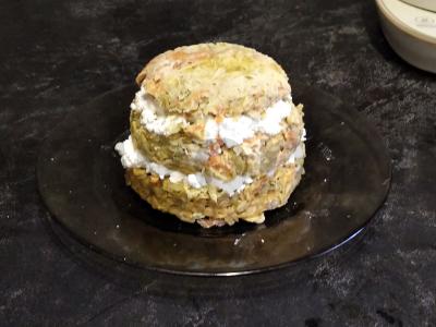 Morkų pyrago dieta be kepimo Žingsnis 4