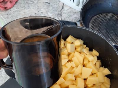 Keptos bulvės Žingsnis 8