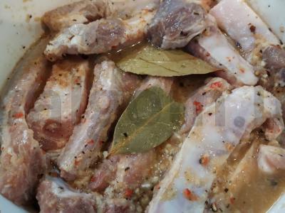 Kiaulienos šonkaulių adobo. Žingsnis 4