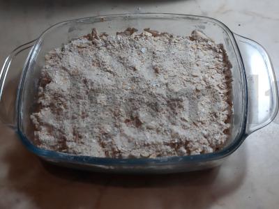 Trupiniai su obuoliais, cinamonu ir avižomis Žingsnis 6