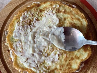 Cukinijų pyragas Žingsnis 4