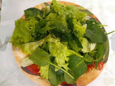 Neįprastos lašišos salotos su saulėje džiovintais pomidorais Žingsnis 3