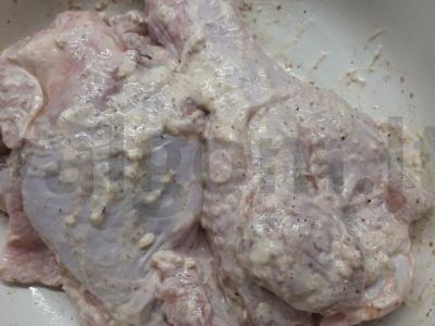 Kalakutienos sparneliai Žingsnis 2