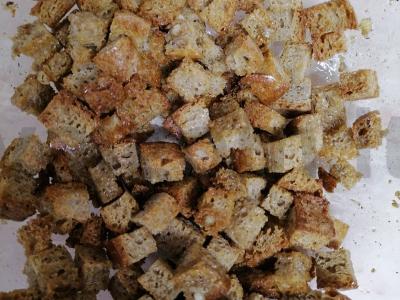 Rugių kviečių kruopos su česnakais ir prieskoniais Žingsnis 3