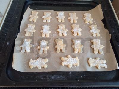 Kokosiniai sausainiai "Bears". Žingsnis 5