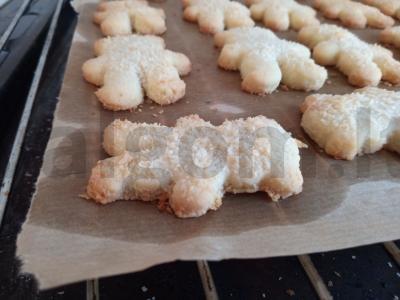 Kokosiniai sausainiai "Bears". Žingsnis 6