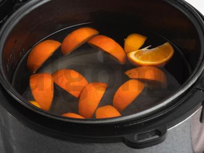 Mandarinų kompotas multicooker keptuvėje Žingsnis 2