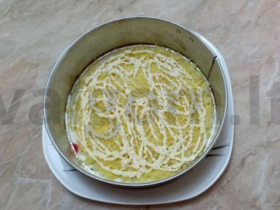 Originalios salotos su rūkyta krūtinėle ir grybais Žingsnis 6