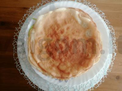 Kreminiai blyneliai ant kefyro Žingsnis 7