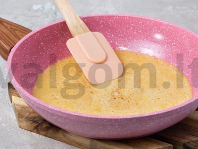 Blyneliai su kukurūzų ir grikių miltais Žingsnis 2