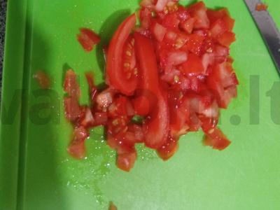 Avokadų užkandis a la guacamole. Žingsnis 2